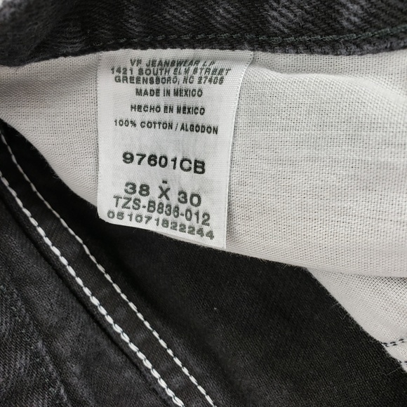 Men's Black Wrangler Jeans - Picture 5 of 6